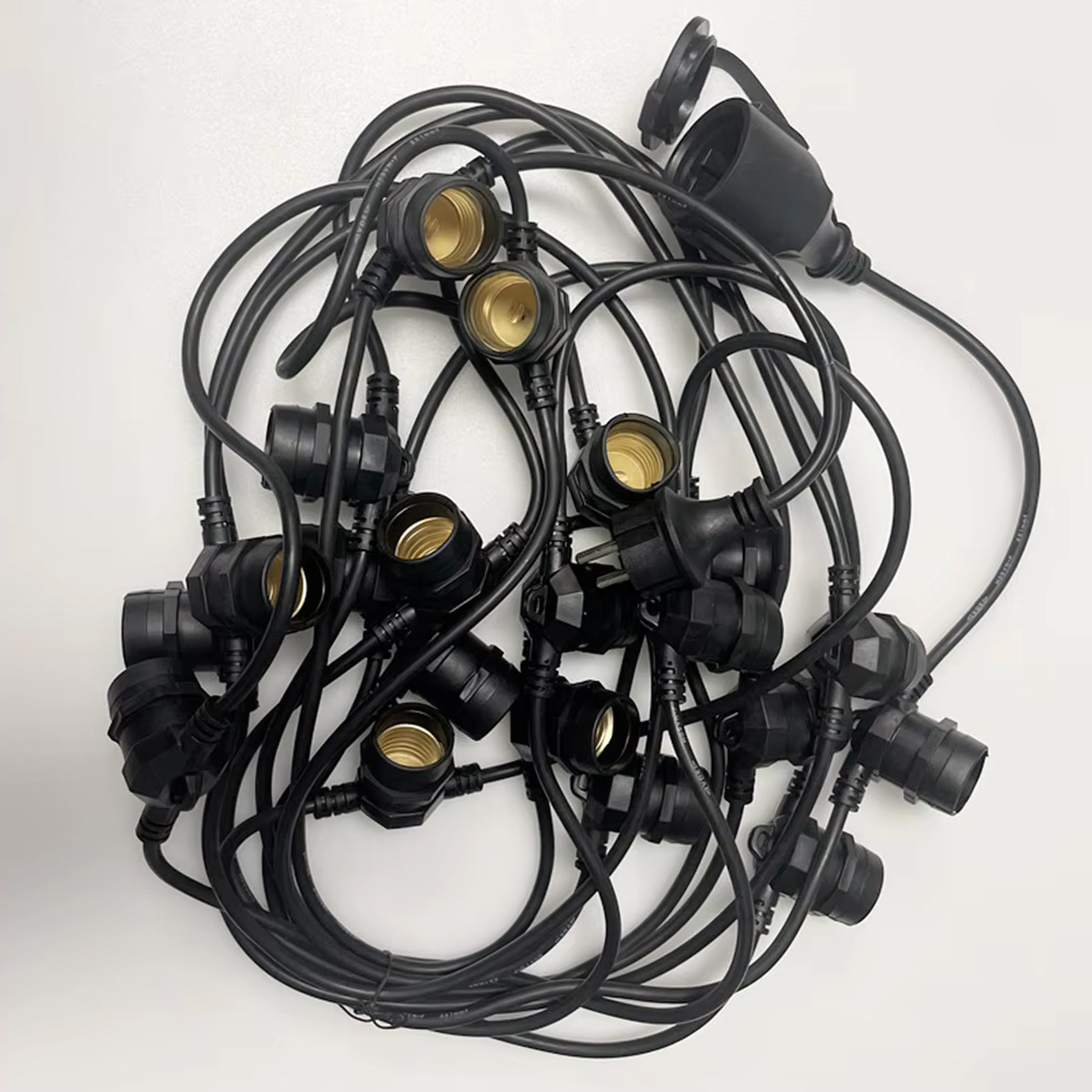Outdoor Power Outlet - 10 m langes LED-Kabel, wasserdicht, kommerzielle