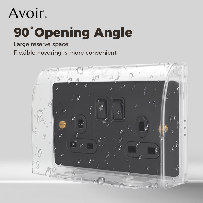 Outdoor Power Socket Cover - Avoir Wand Außen montage Schalter Schutz