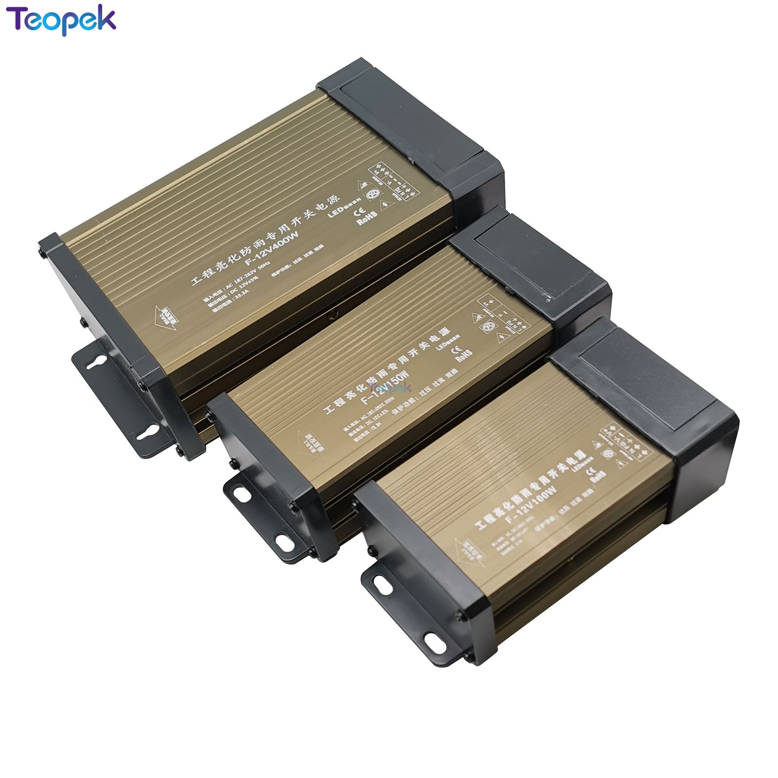 Outdoor Power Transformer - Regenfestes Schaltnetzteil IP43 DC12V 60W 100W