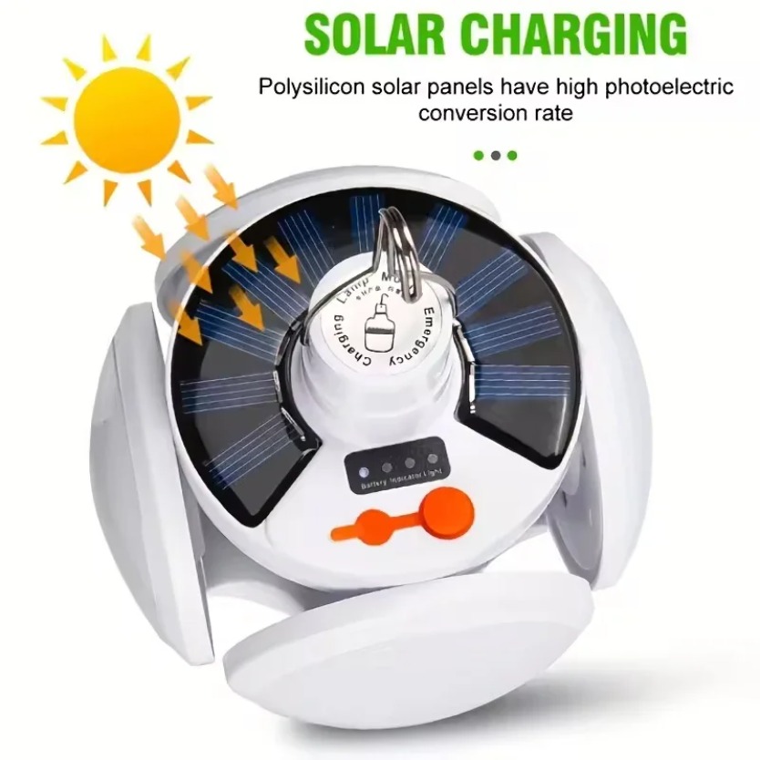 Outdoor Power For Camping - Magnetische wiederaufladbare Notfallleuchte, USB-betrieben, wasserdicht, hängende