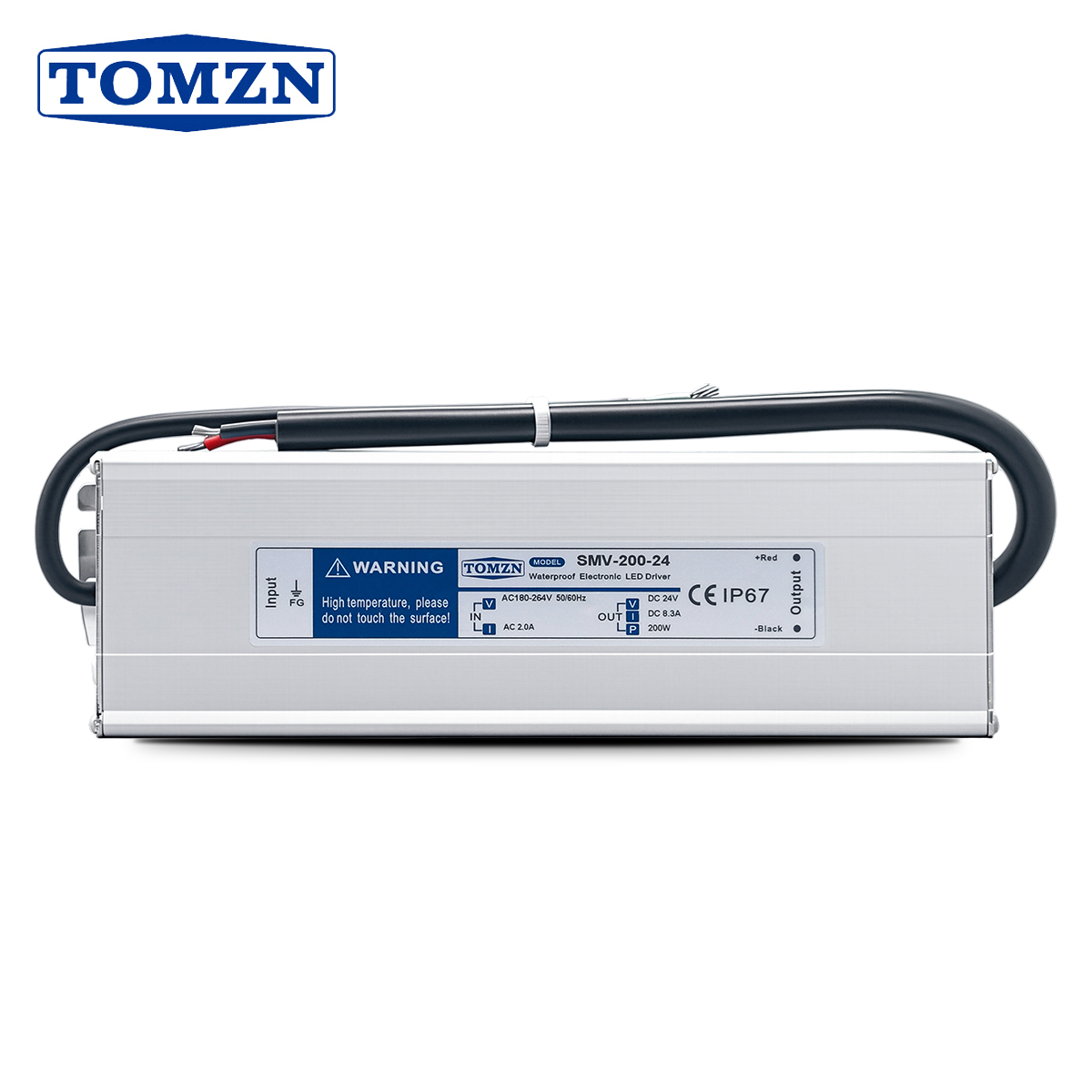 Outdoor Power Transformer - TOMZN 200W Wasserdichter LED-Treiber IP67 AC