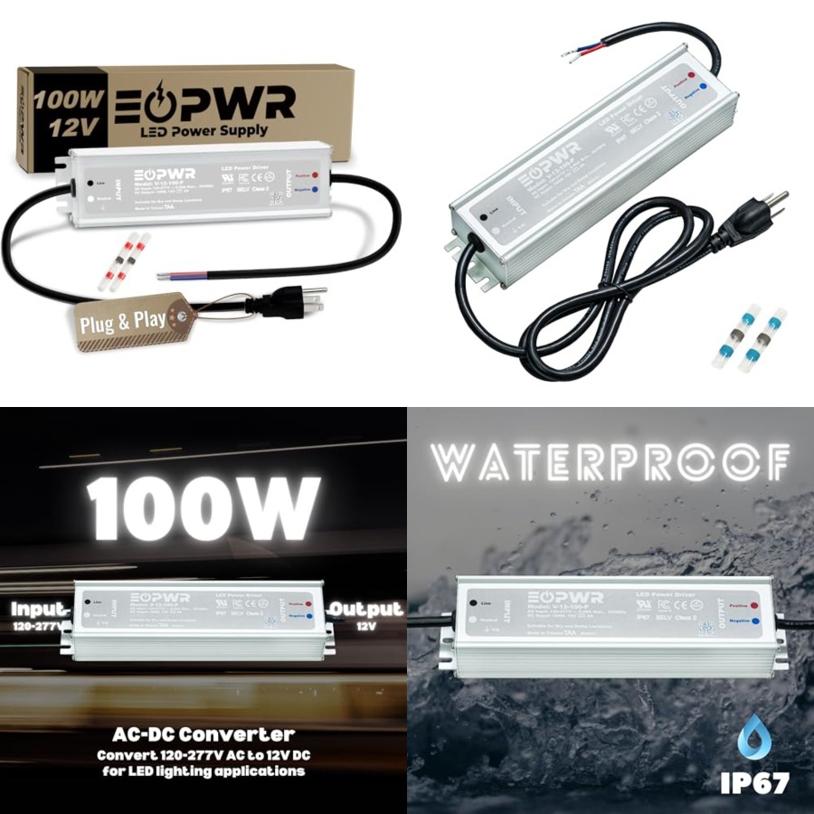 Outdoor Power Transformer - LED-Treiber, wasserdicht, IP67, Netzteil, AC120–277 V