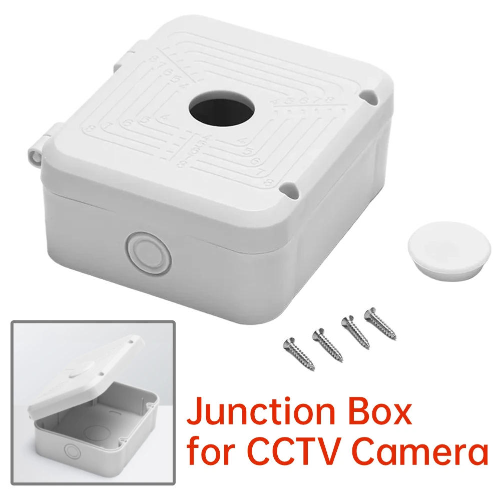 Outdoor Power Lead - Wasserdichte Anschlussdose für CCTV-Kamera, Videokabelbox, Stromversorgungskabelbox,