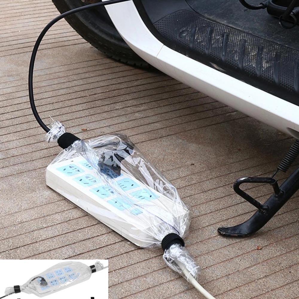 Outdoor Power Socket Cover - Wasserdichte EV-Ladegerät-Regenhülle, Staubdichte Schutztasche für Elektroauto-Ladestecker