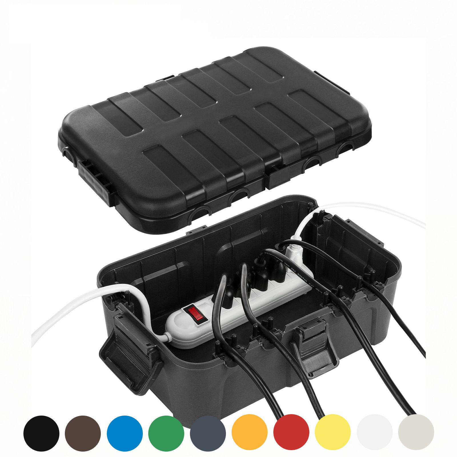 Outdoor Power Outlet - Extra große Steckbox für den Außenbereich,