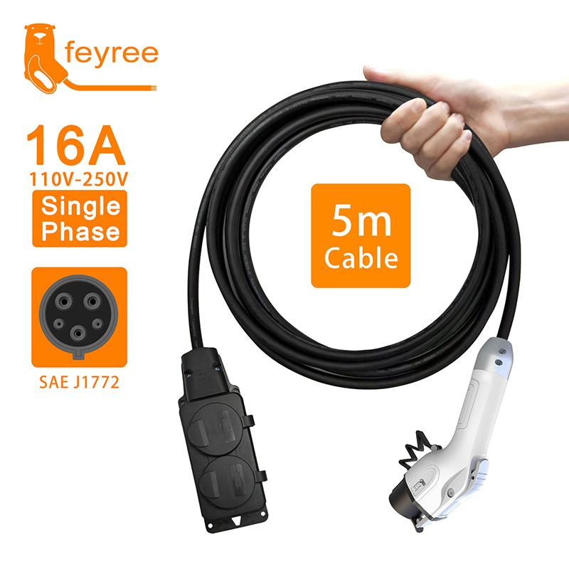 Outdoor Power Outlet - Feyree Typ1 16A Ladekabel mit EU-Stecker