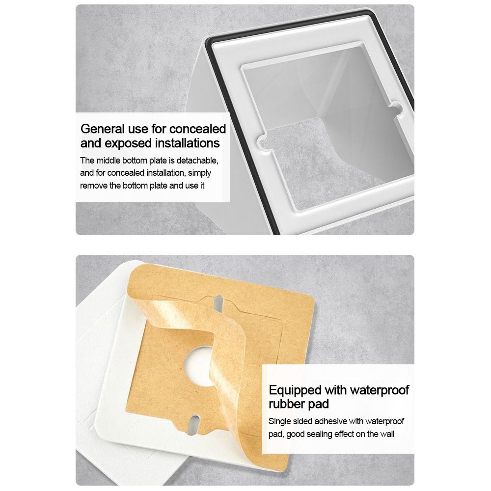 Neue wasserdichte Box mit Kuns – Outdoor Power Socket Cover Bewertung und Preis