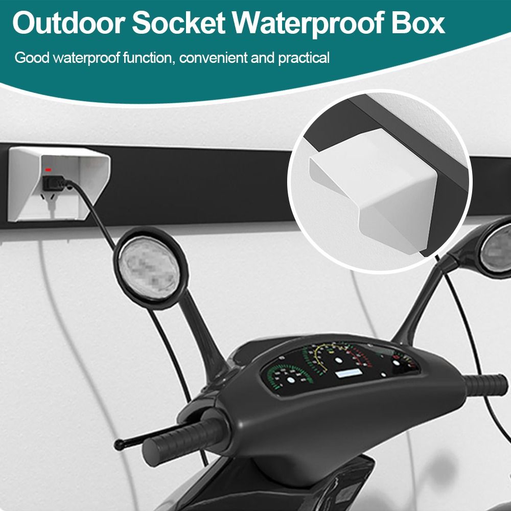 Neue wasserdichte Box mit Kuns – Outdoor Power Socket Cover Bewertung und Preis