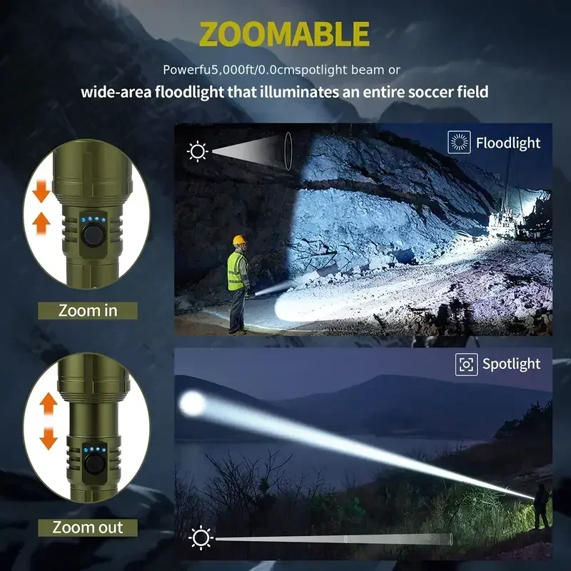Helle, zoombare Taschenlampe m – Outdoor Power For Camping Bewertung und Preis