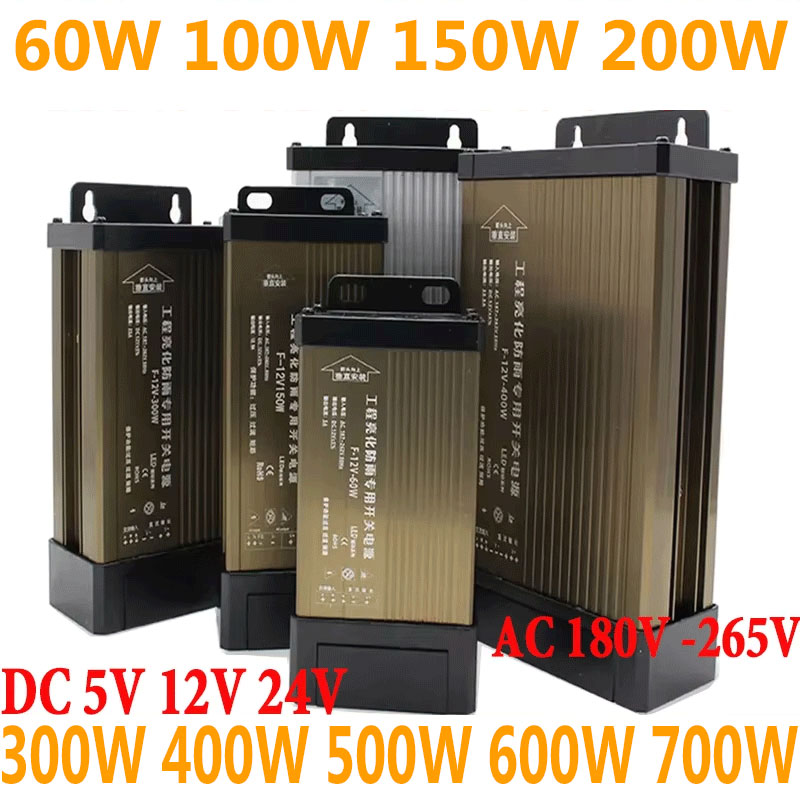 5 12 24 Volt DC-Netzteil, rege – Outdoor Power Transformer Bewertung und Preis