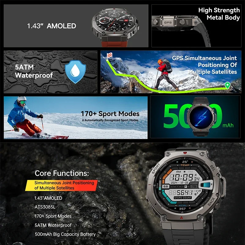 2026 Neue Militär-Smartwatch D – Outdoor Powersports Bewertung und Preis