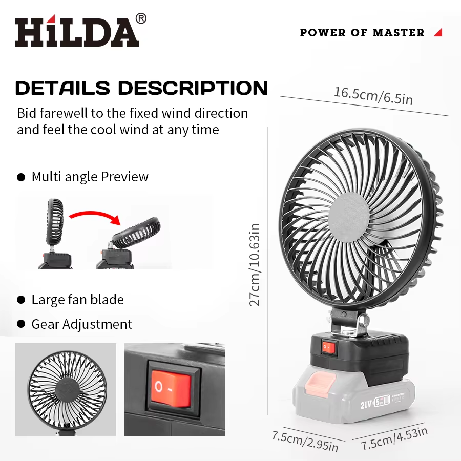 HILDA Elektrischer Ventilator, – Outdoor Power Usa Bewertung und Preis