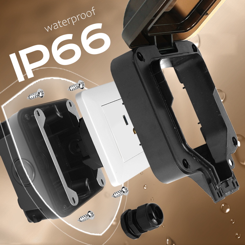 Avoir IP66 Wandsteckdose, wass – Outdoor Power Wash Bewertung und Preis