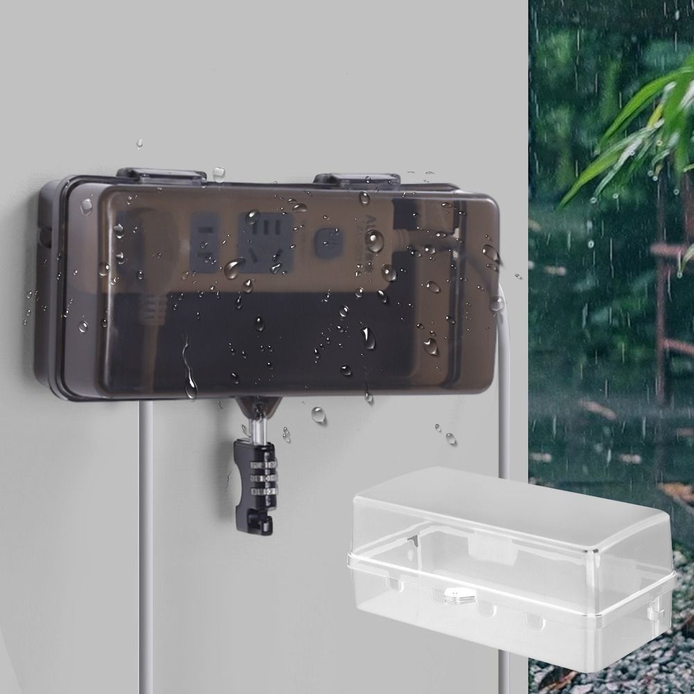 Tragbare Kunststoff-Steckdosen – Outdoor Power Socket Cover Bewertung und Preis