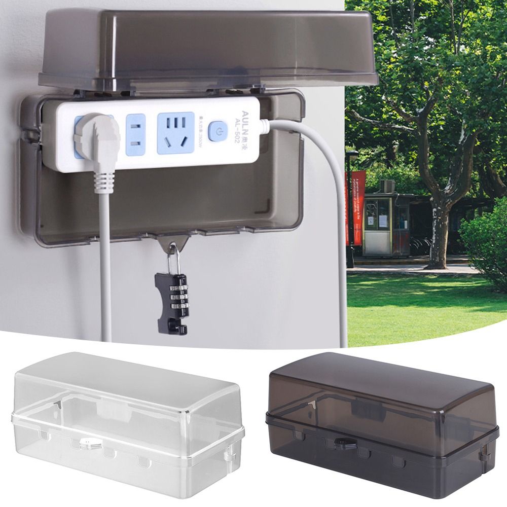 Tragbare Kunststoff-Steckdosen – Outdoor Power Socket Cover Bewertung und Preis