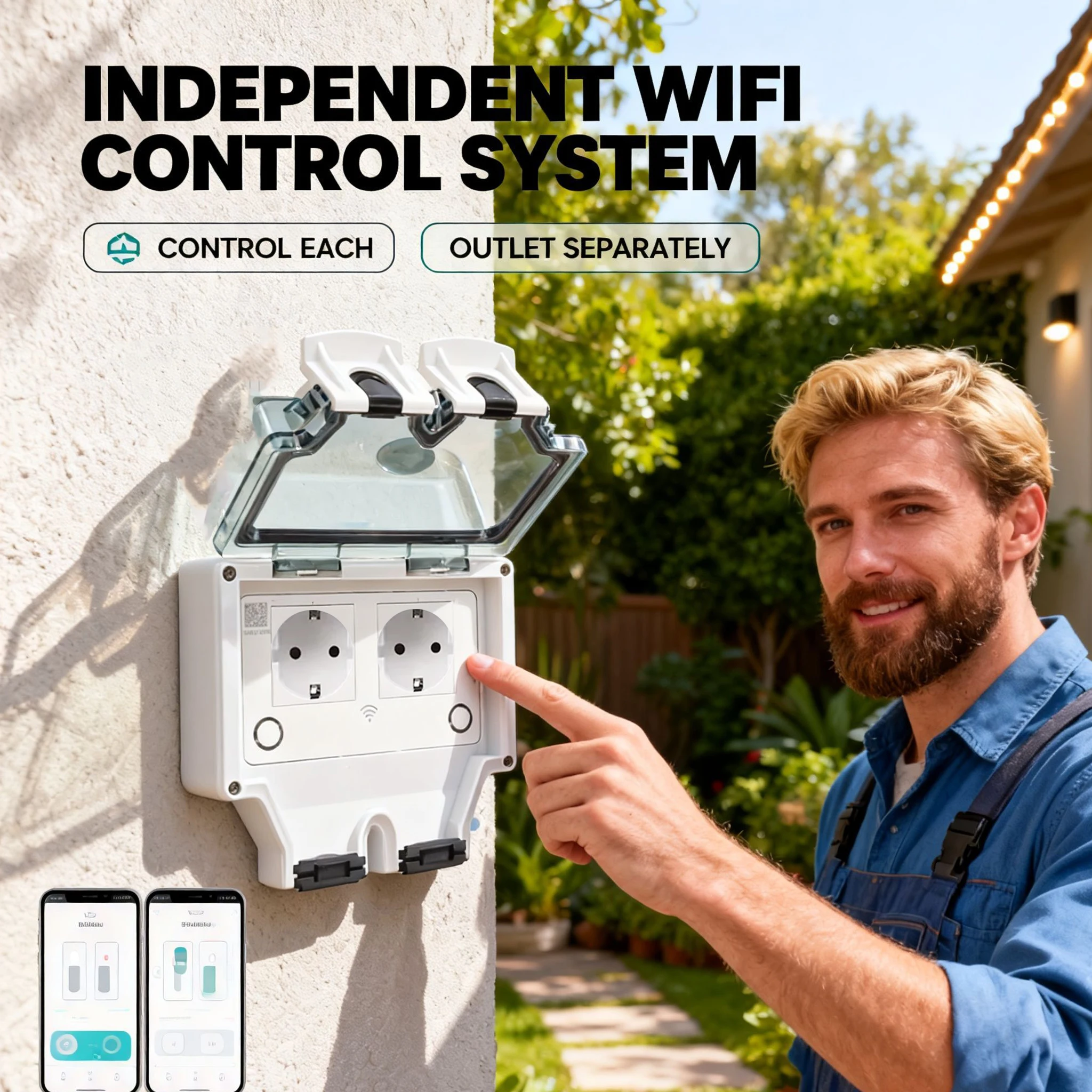 Tuya Wasserdichte Elektrische  – Outdoor Power Usa Bewertung und Preis